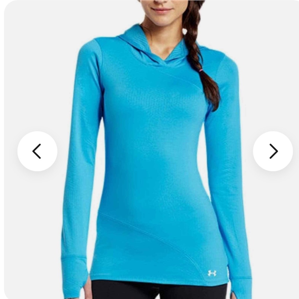 UA ColdGear® Infrared Devo Hoodie, size S, EUC